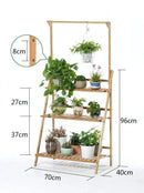 Suporte para Vasos de Plantas com Três Prateleiras Florali™