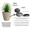 Vaso para plantas com design escovado- Florali