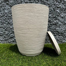 Vaso para plantas com design escovado- Florali