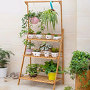 Suporte para Vasos de Plantas com Três Prateleiras Florali™